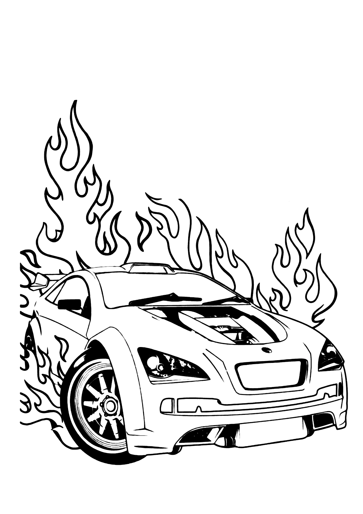 hot wheels para colorir grátis