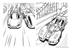 desenhos de carros para colorir hot wheels