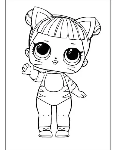 desenho lol surprise omg para colorir