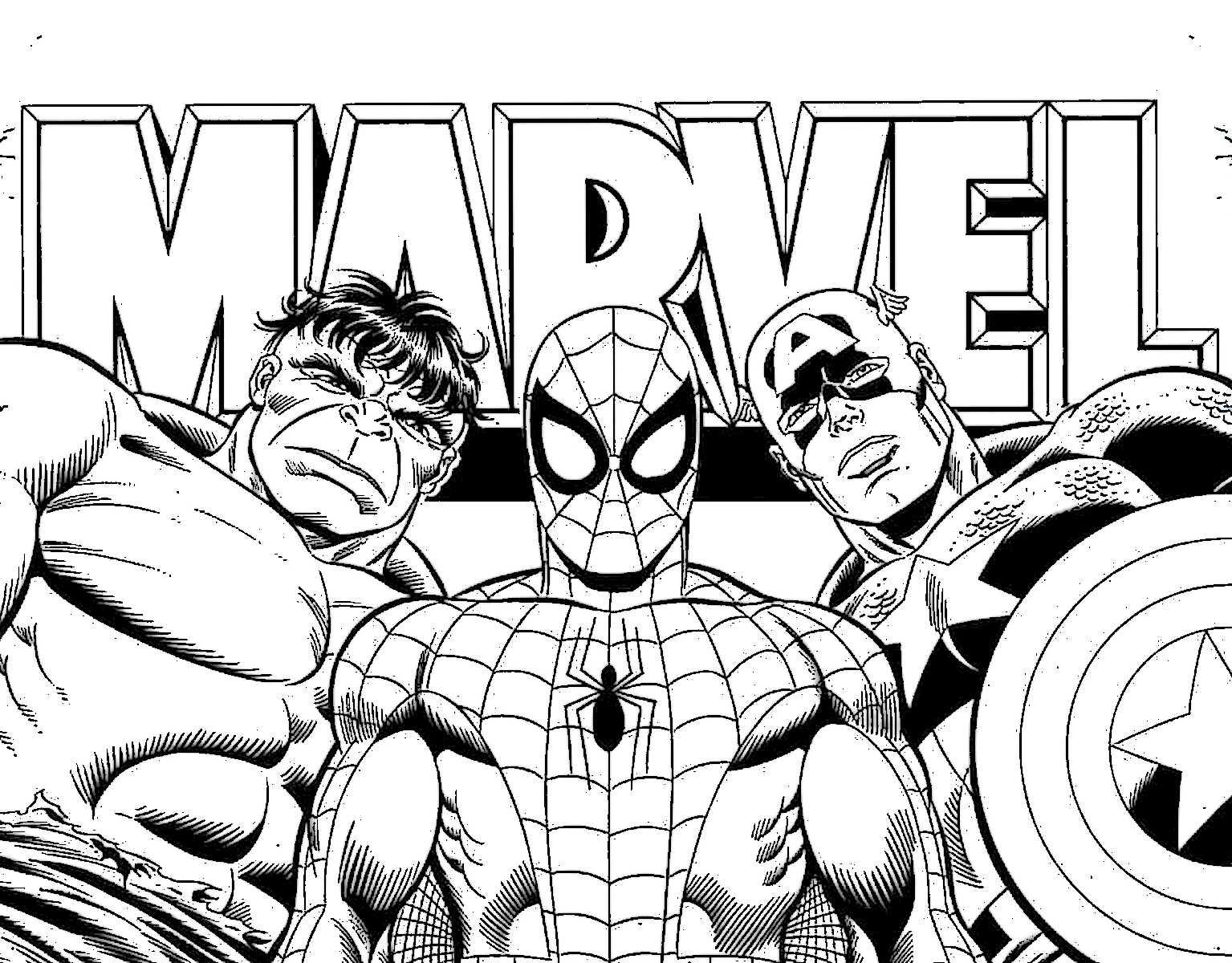 desenho para colorir Deadpool e Wolverine