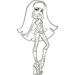 páginas para colorir Monster High PDF