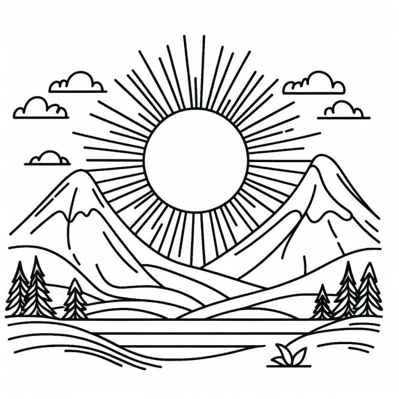 desenhos de primavera para colorir