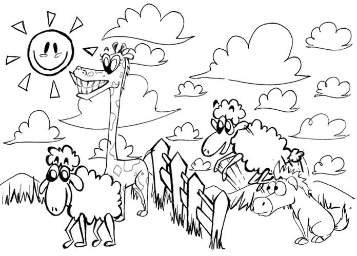 desenhos de verão para colorir