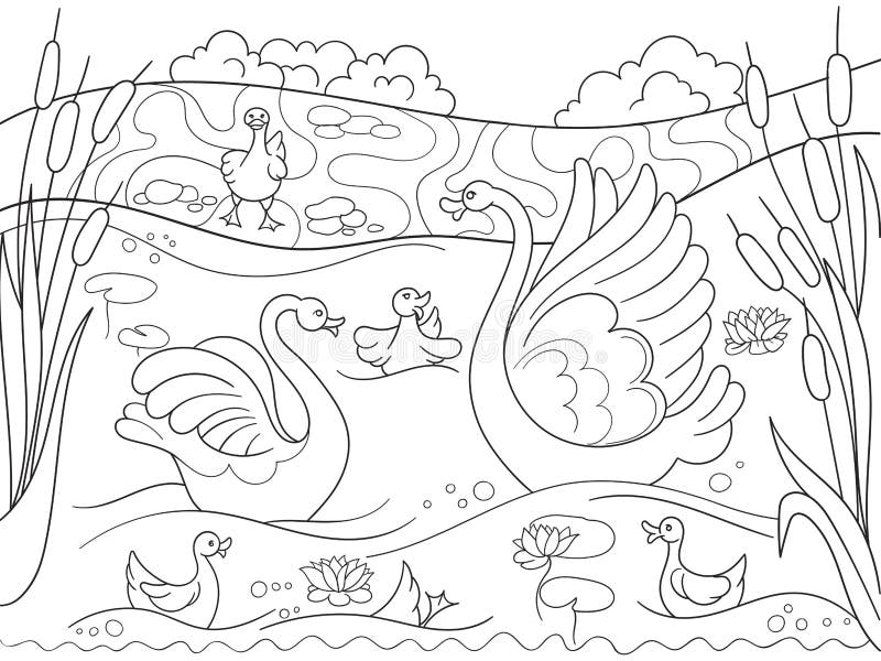 páginas para colorir natureza infantil