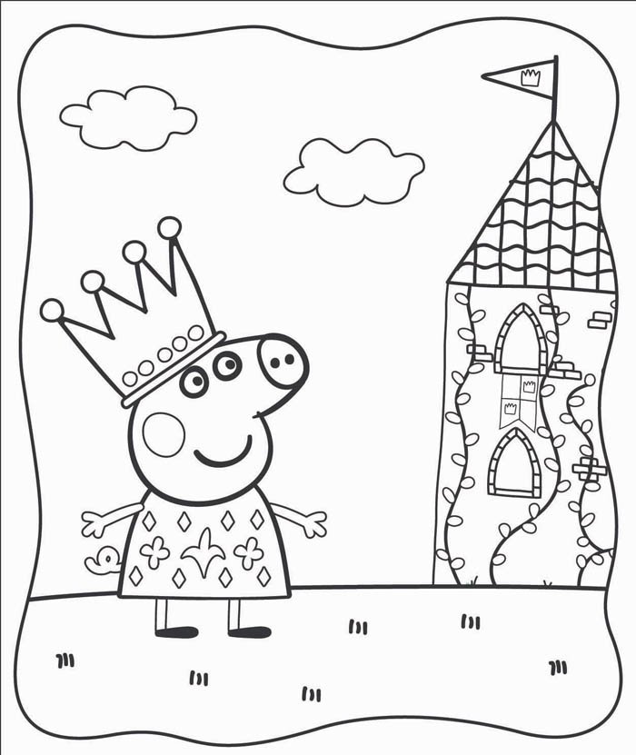 peppa pig colorir online