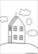 desenho da peppa e mamãe pig para colorir