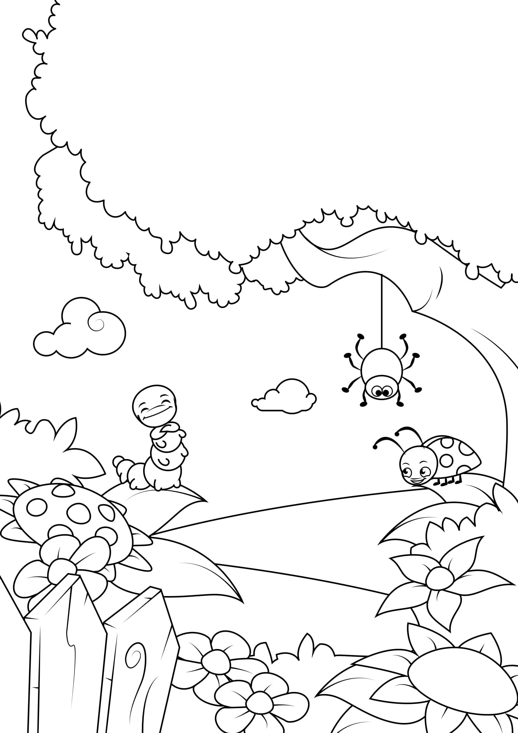desenhos de pássaros primavera para pintar