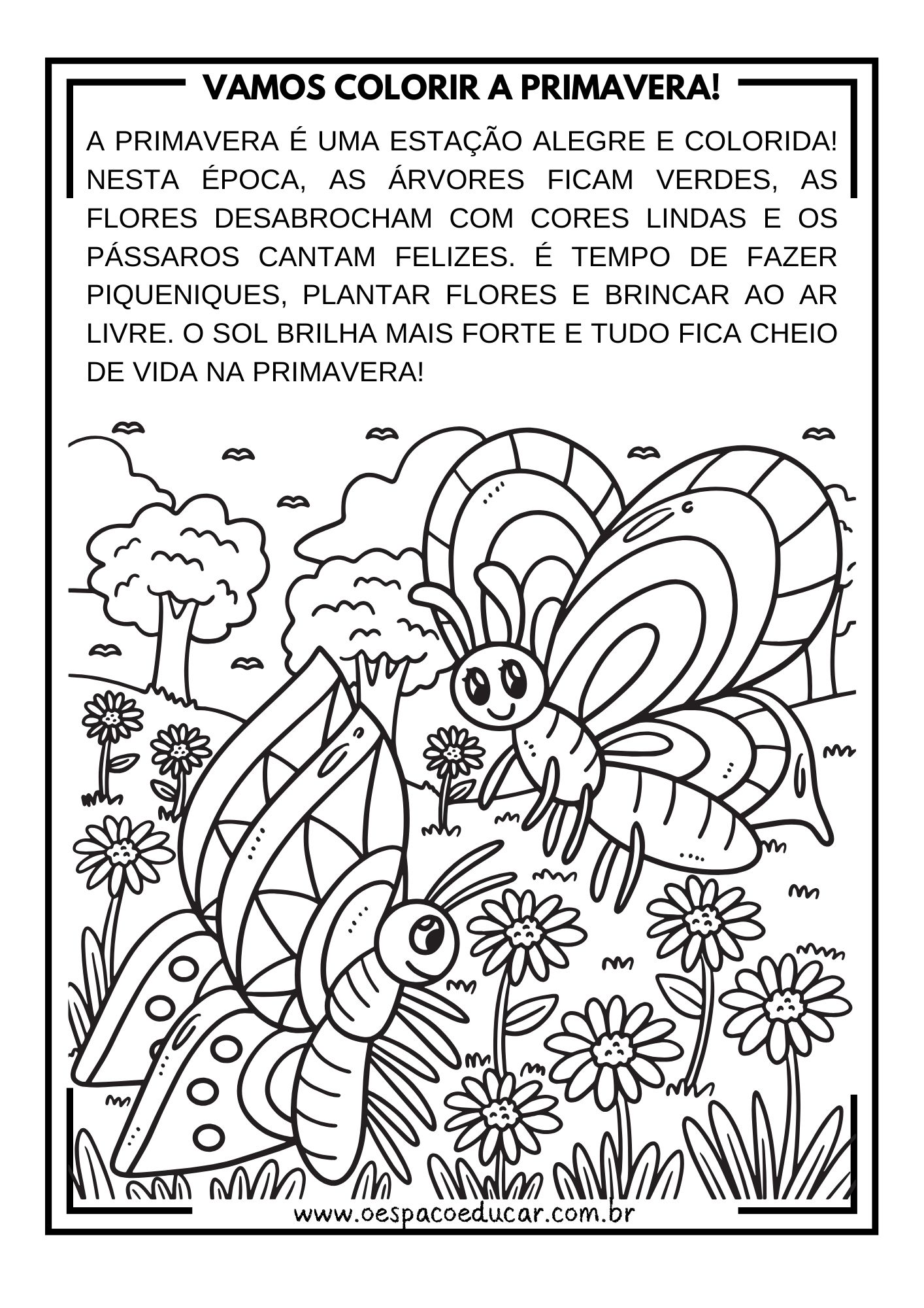 desenhos de primavera detalhados para adultos