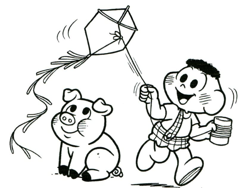 desenhos da Turma da Mônica para imprimir grátis