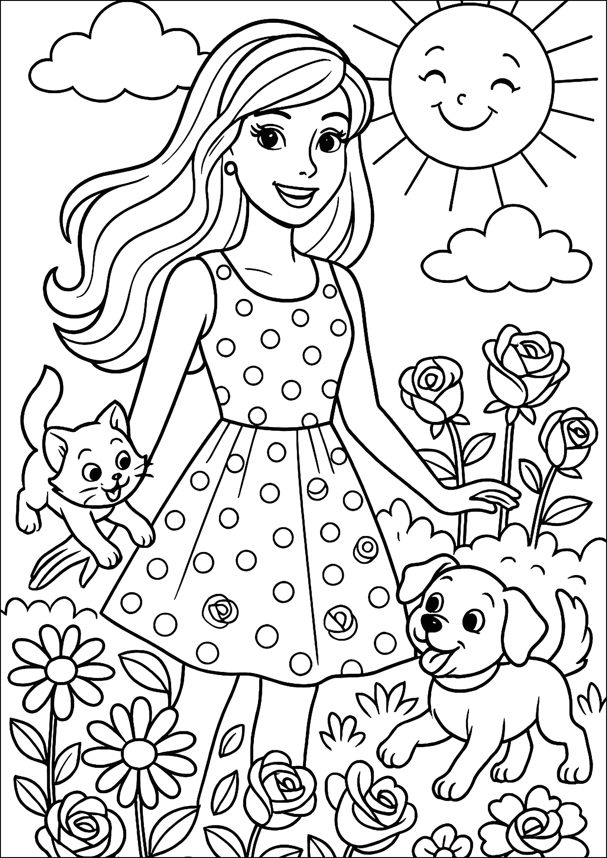 desenhos da Barbie e suas amigas