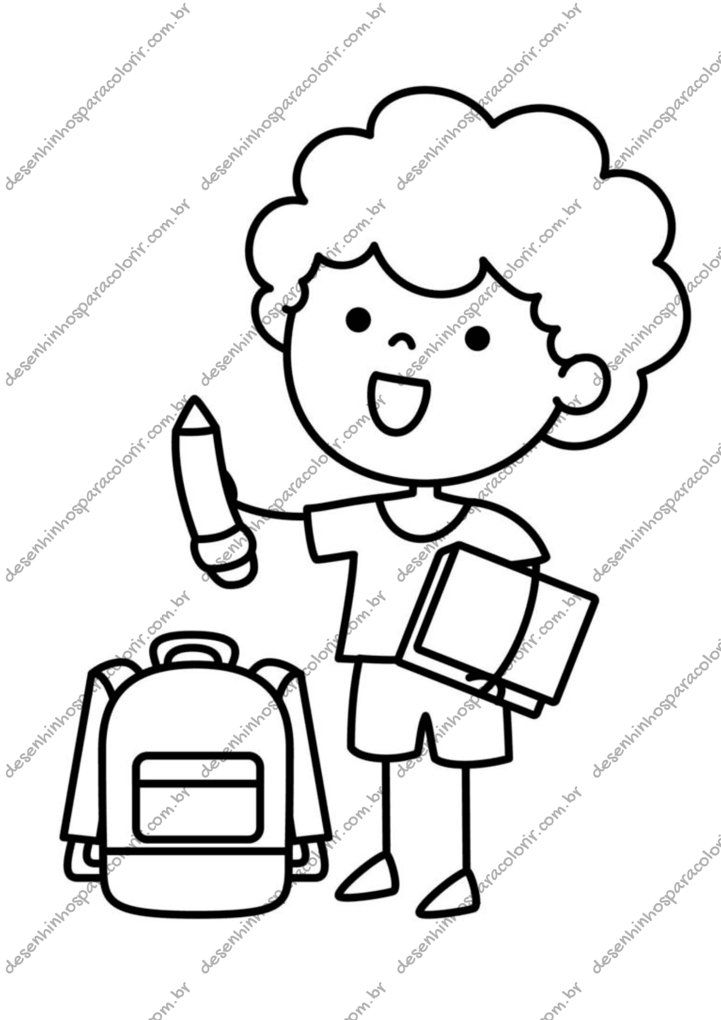 desenho de bebê para imprimir