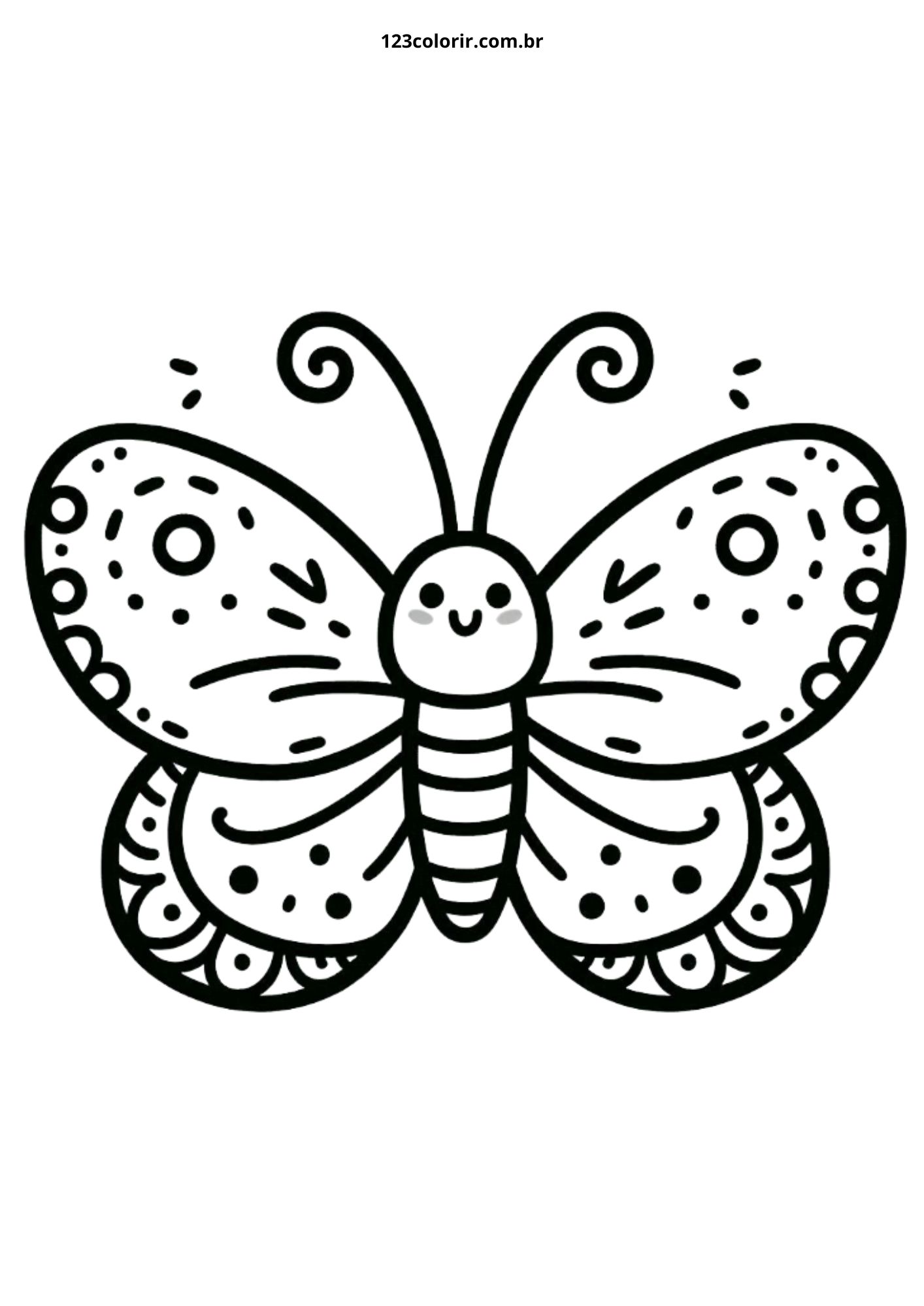 desenho de borboleta para imprimir