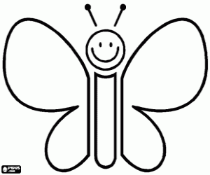 borboleta desenho para pintar