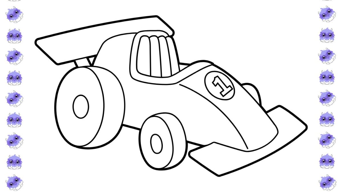 desenho para colorir de carro
