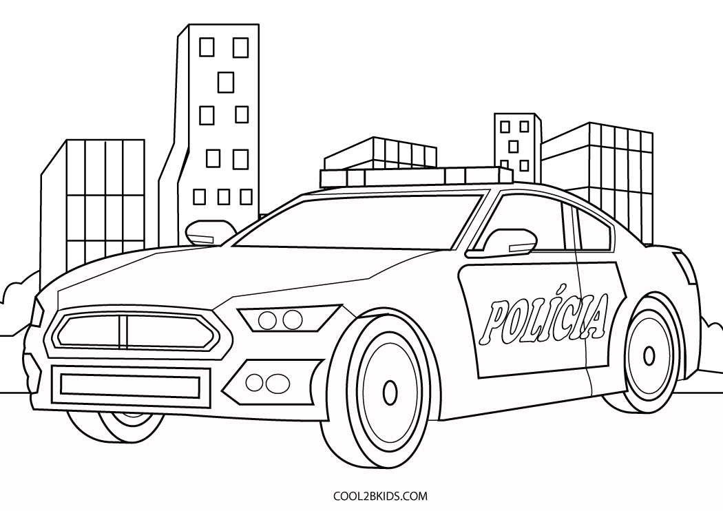 desenho para colorir de carro