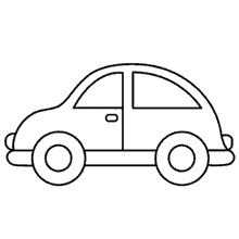 desenho para colorir de carro
