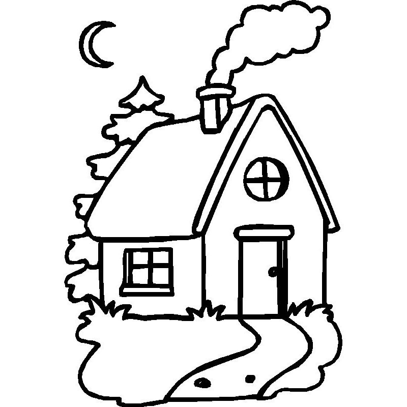 desenhos de casas para imprimir e colorir grátis