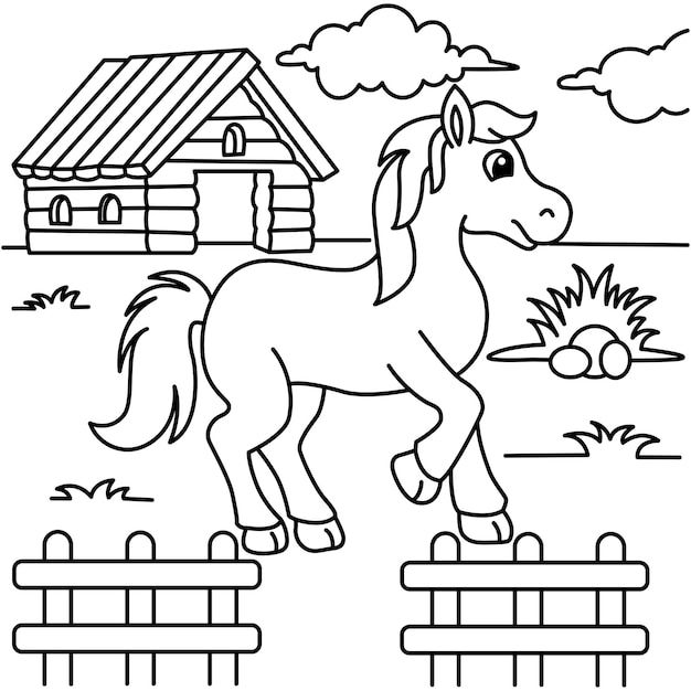 cavalo para pintar