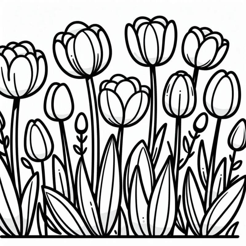 flores para colorir no papel