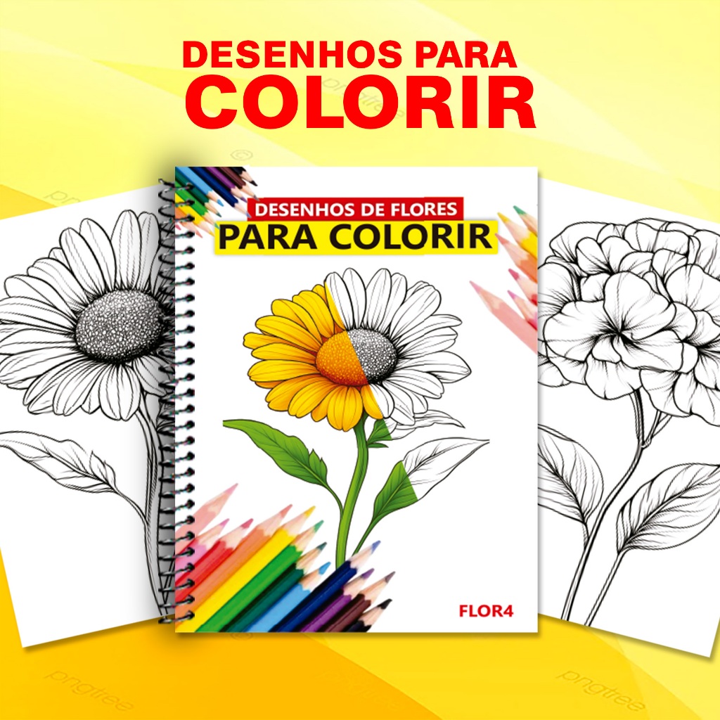 significado das cores em flores para colorir