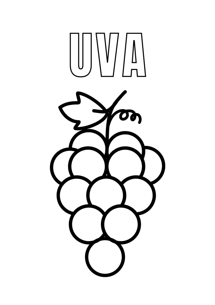 imprimir desenhos de frutas