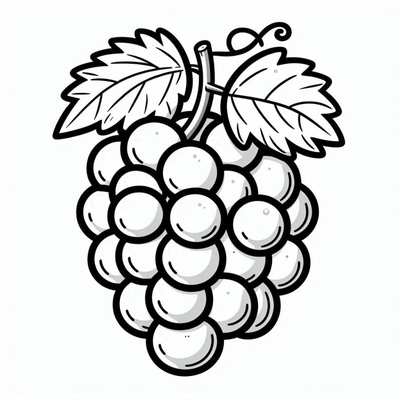 desenho de frutas para colorir online