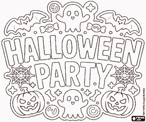desenhos de halloween fofos para colorir