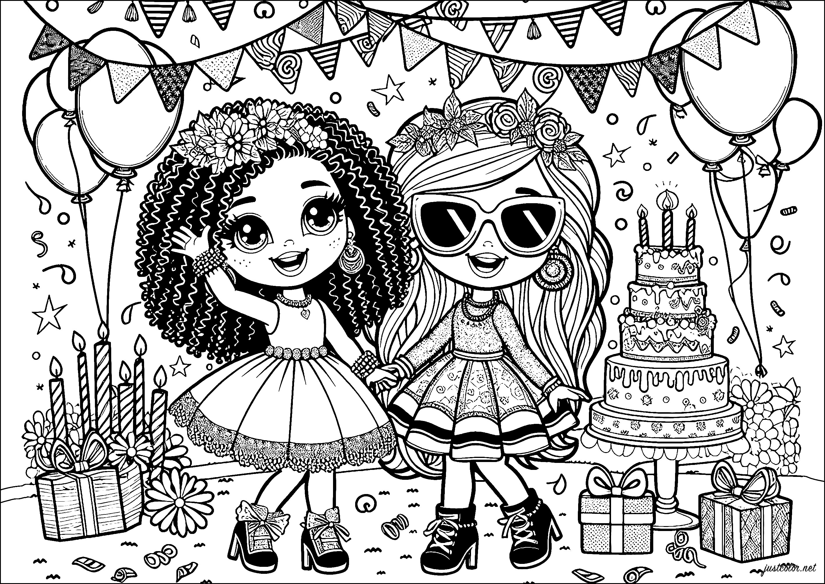 desenho para colorir LOL Unicórnio
