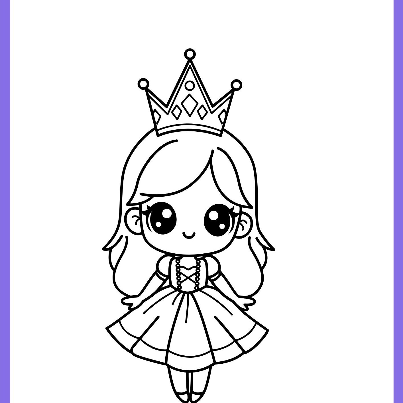 desenho de menina para colorir online