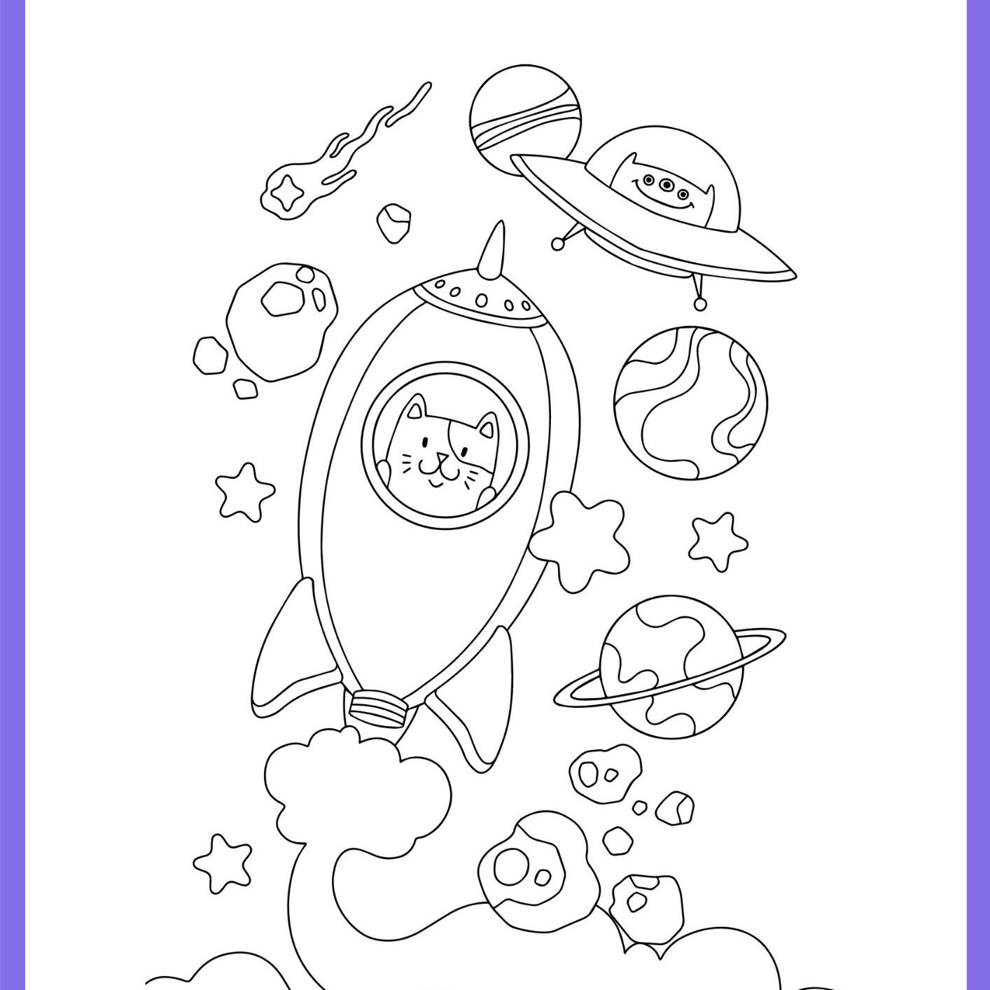 desenho de menino espaço