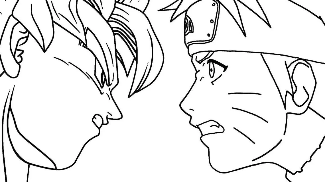 desenho kakashi para colorir