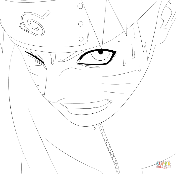 desenho naruto e amigos para colorir
