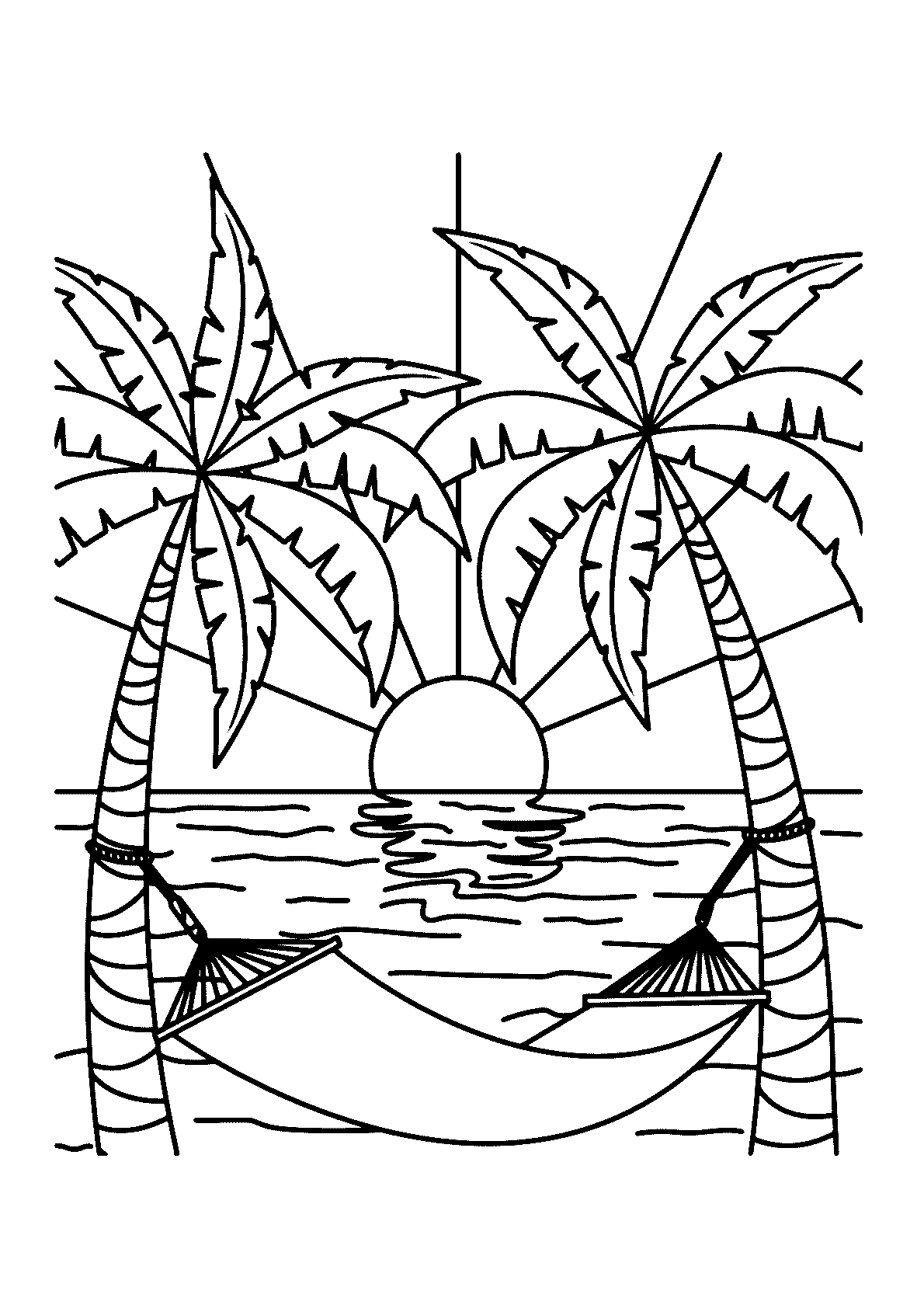 desenhos de natureza para colorir