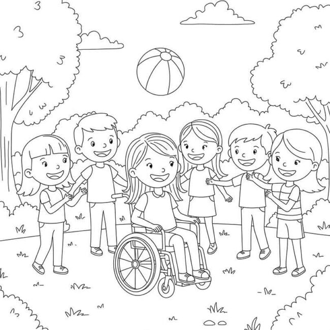 desenho para colorir idoso