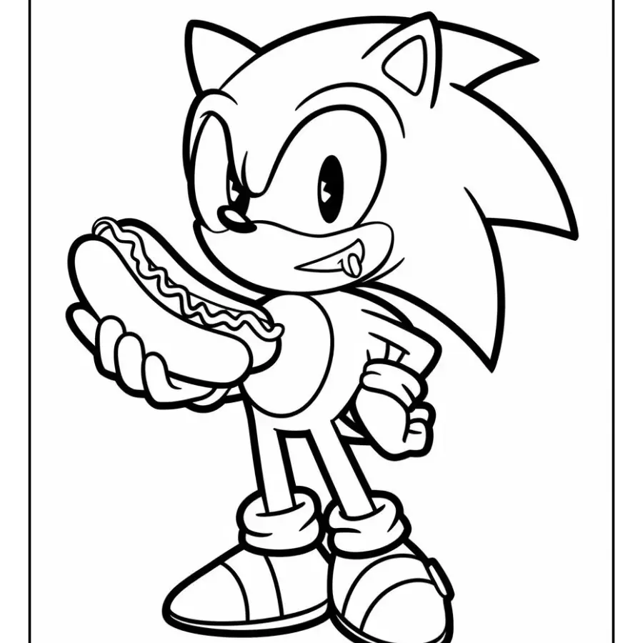 desenhos do tails para colorir