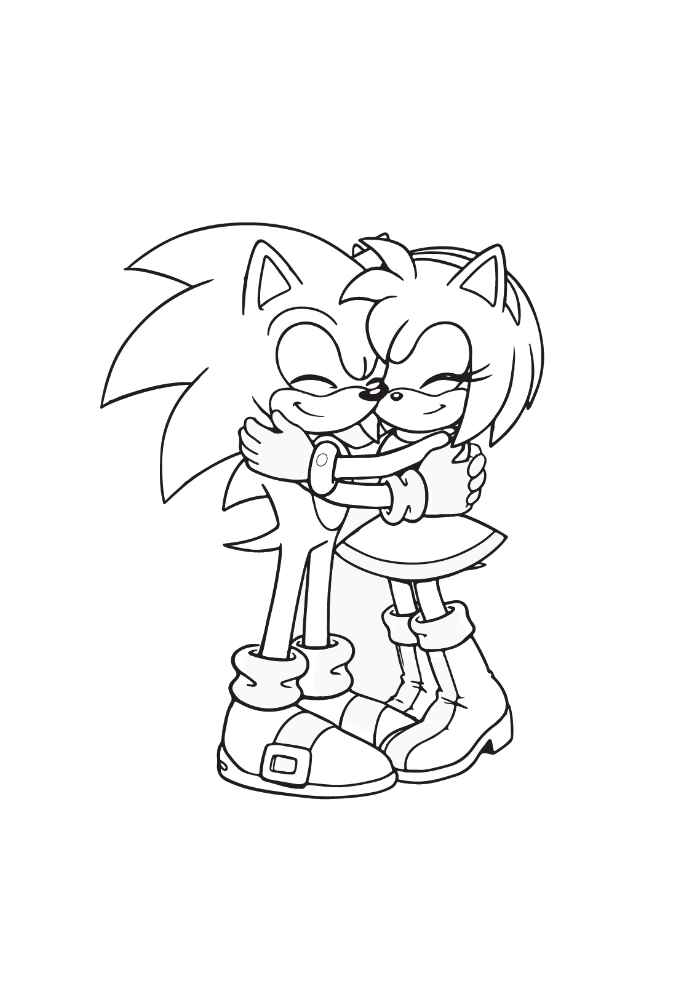 desenhos do knuckles para colorir