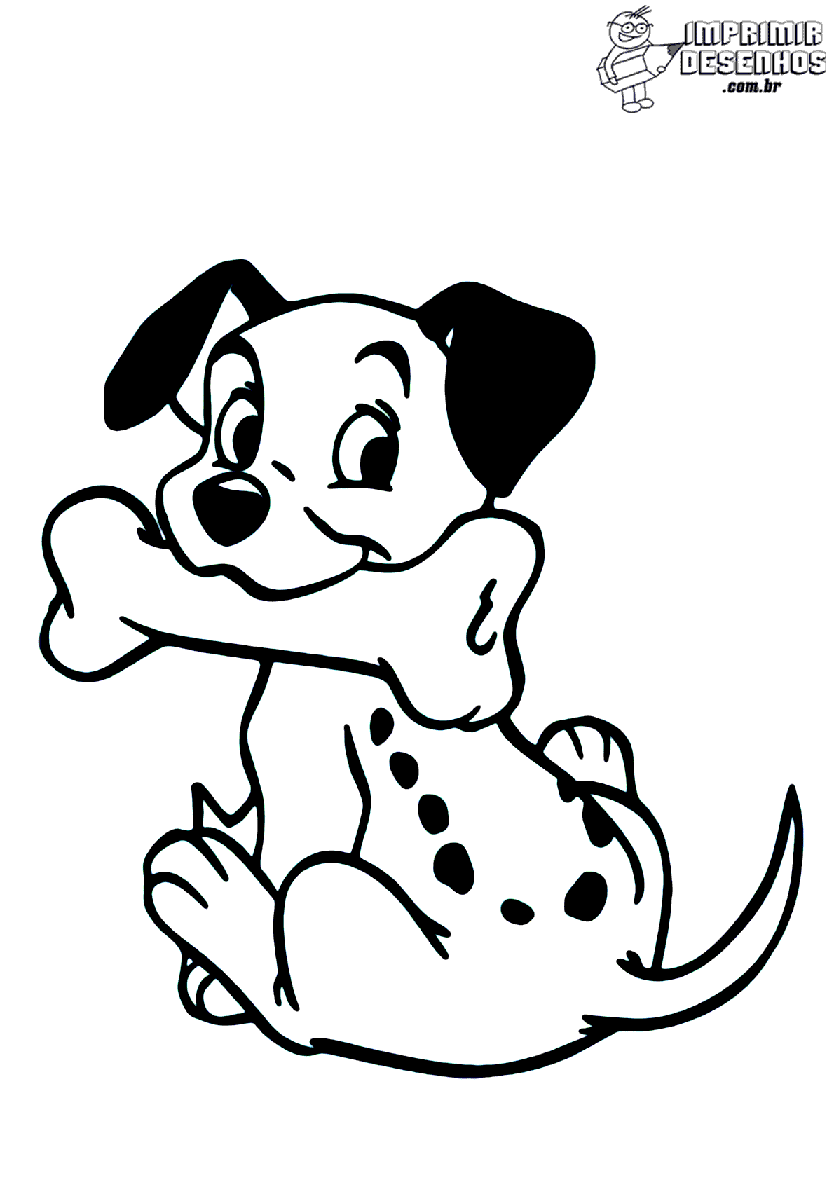 moldes de cachorro para colorir
