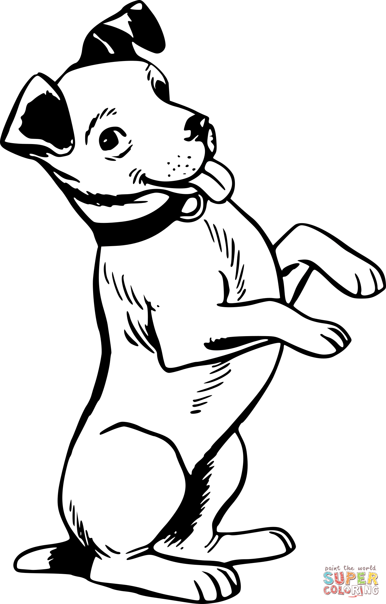 cachorro para pintar