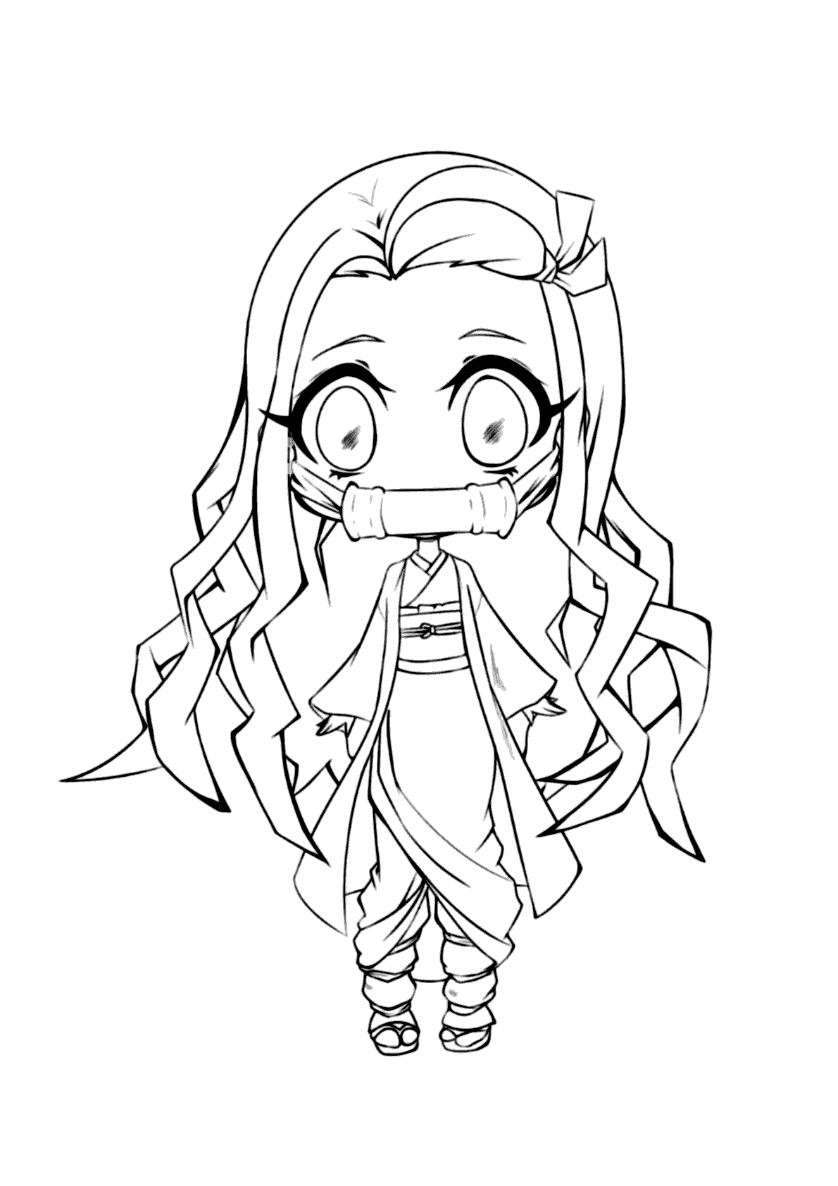 pintar personagens Demon Slayer