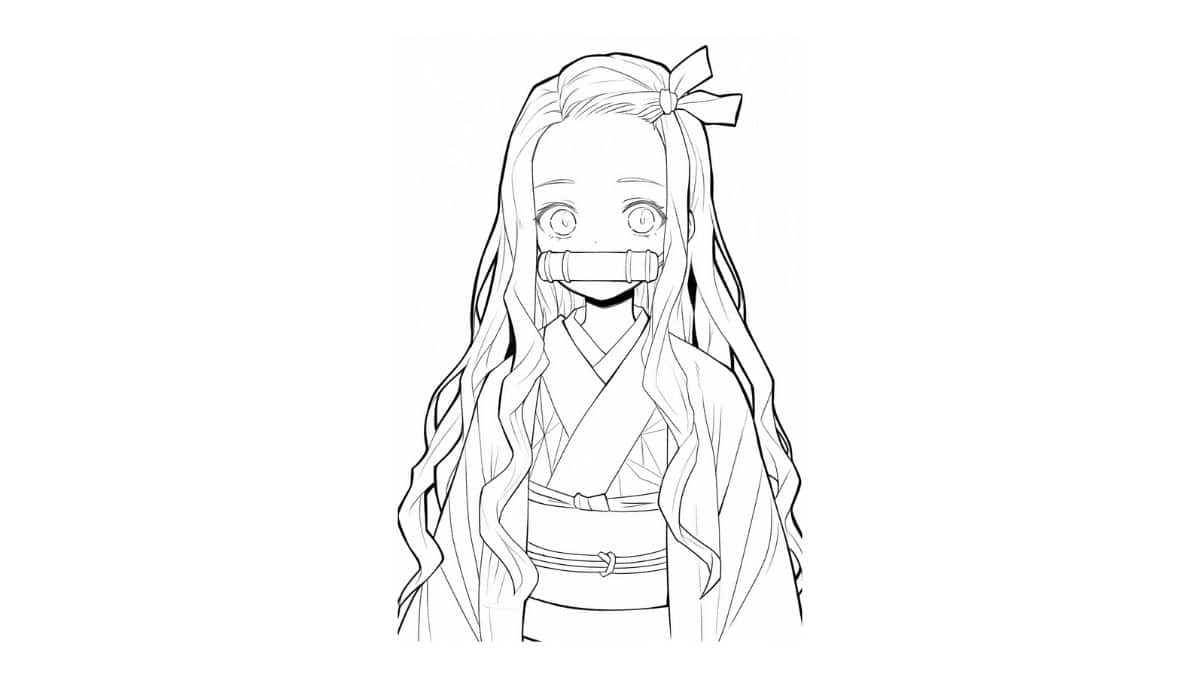 desenhos fáceis Demon Slayer para crianças