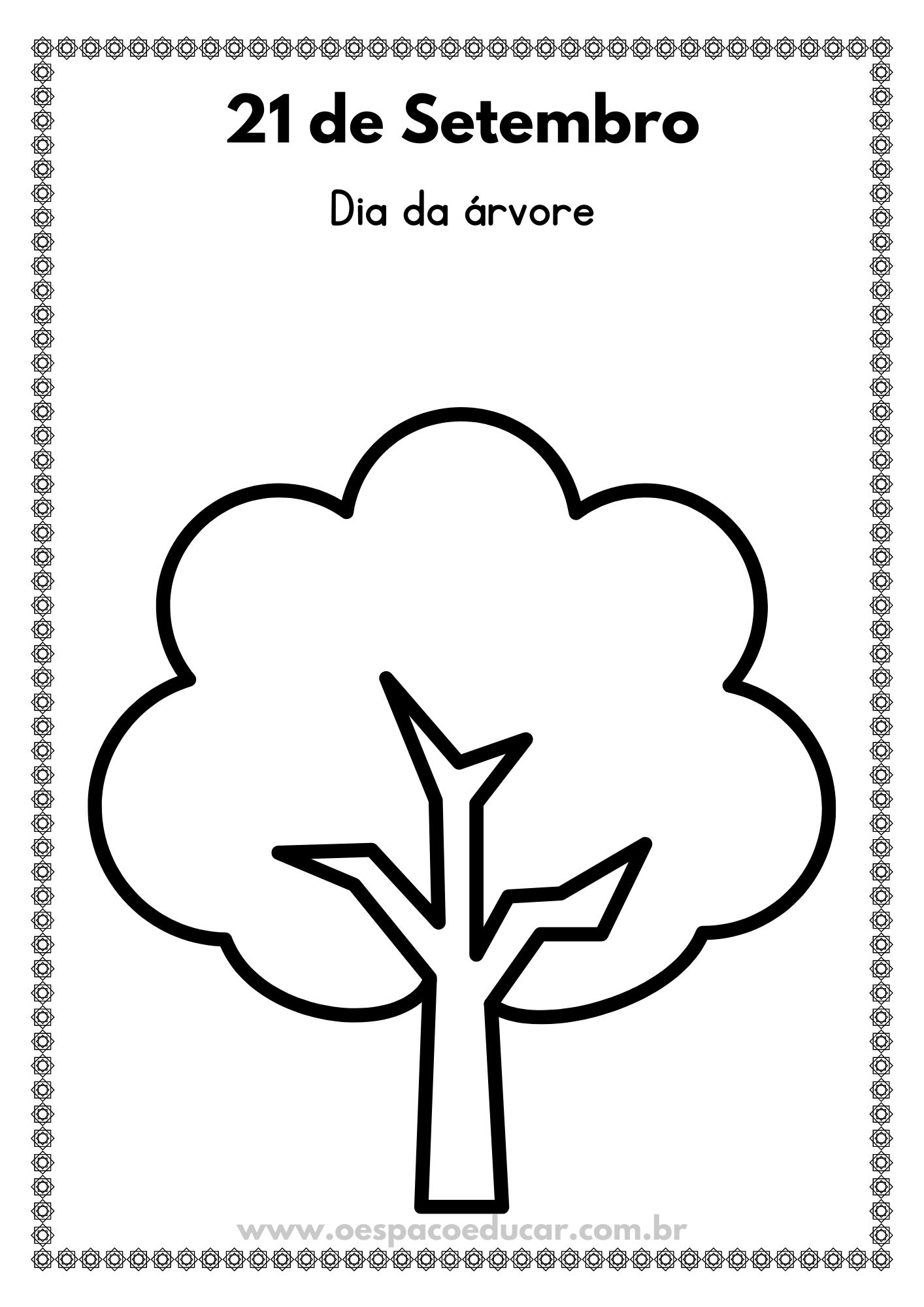 desenhos de árvores para pintar