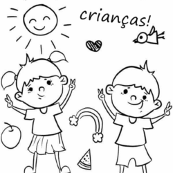 desenhos de parques para colorir