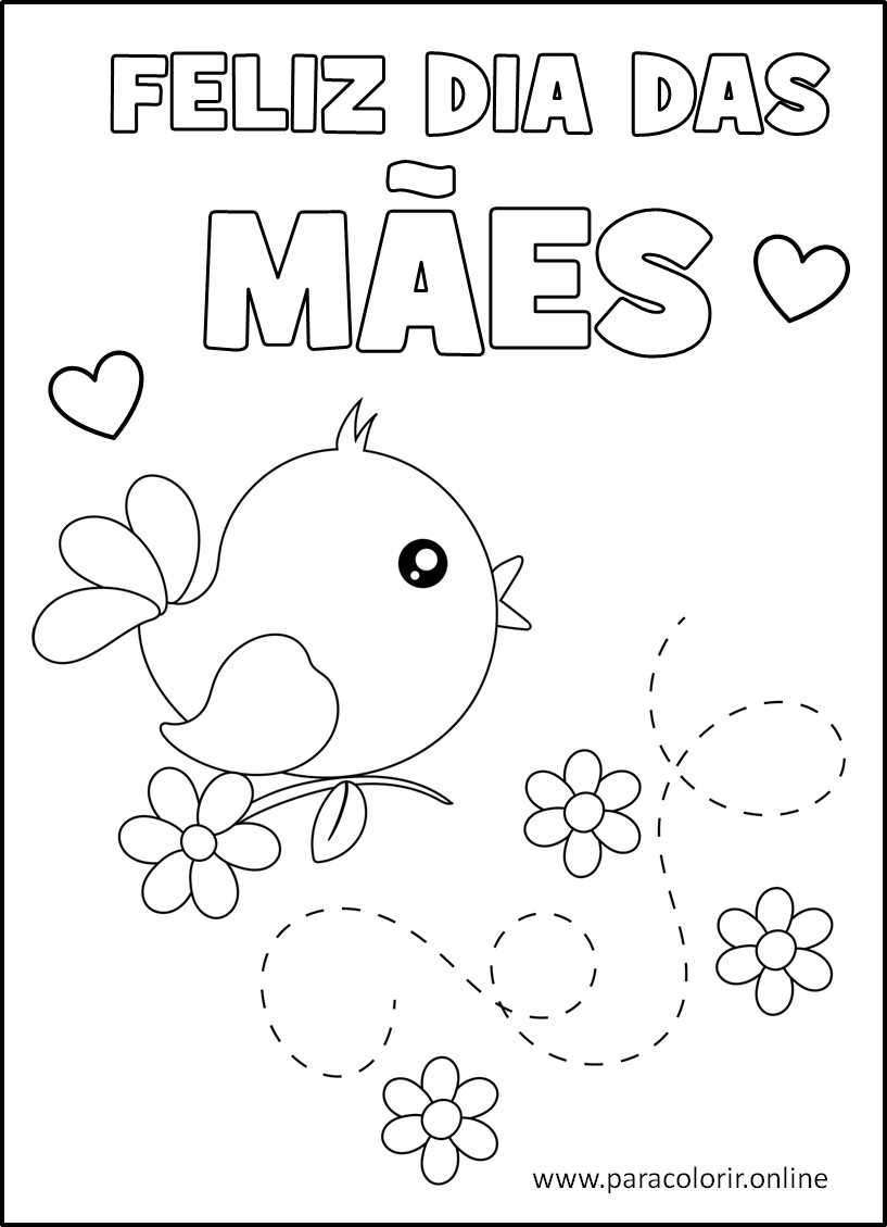 desenhos dia das mães para imprimir