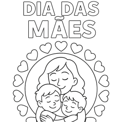 desenhos dia das mães para imprimir e pintar