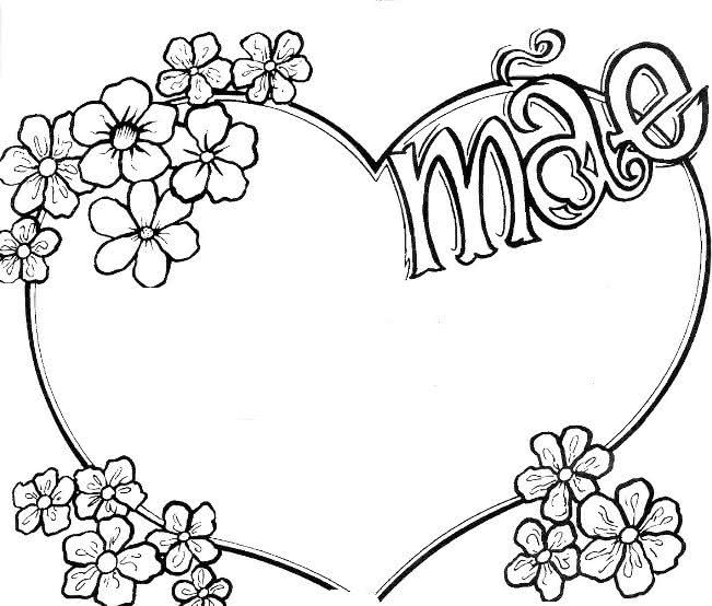 desenhos dia das mães para colorir online