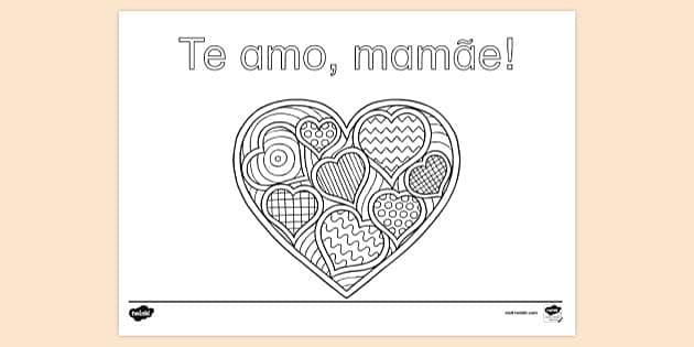 desenhos dia das mães para colorir com lápis de cor