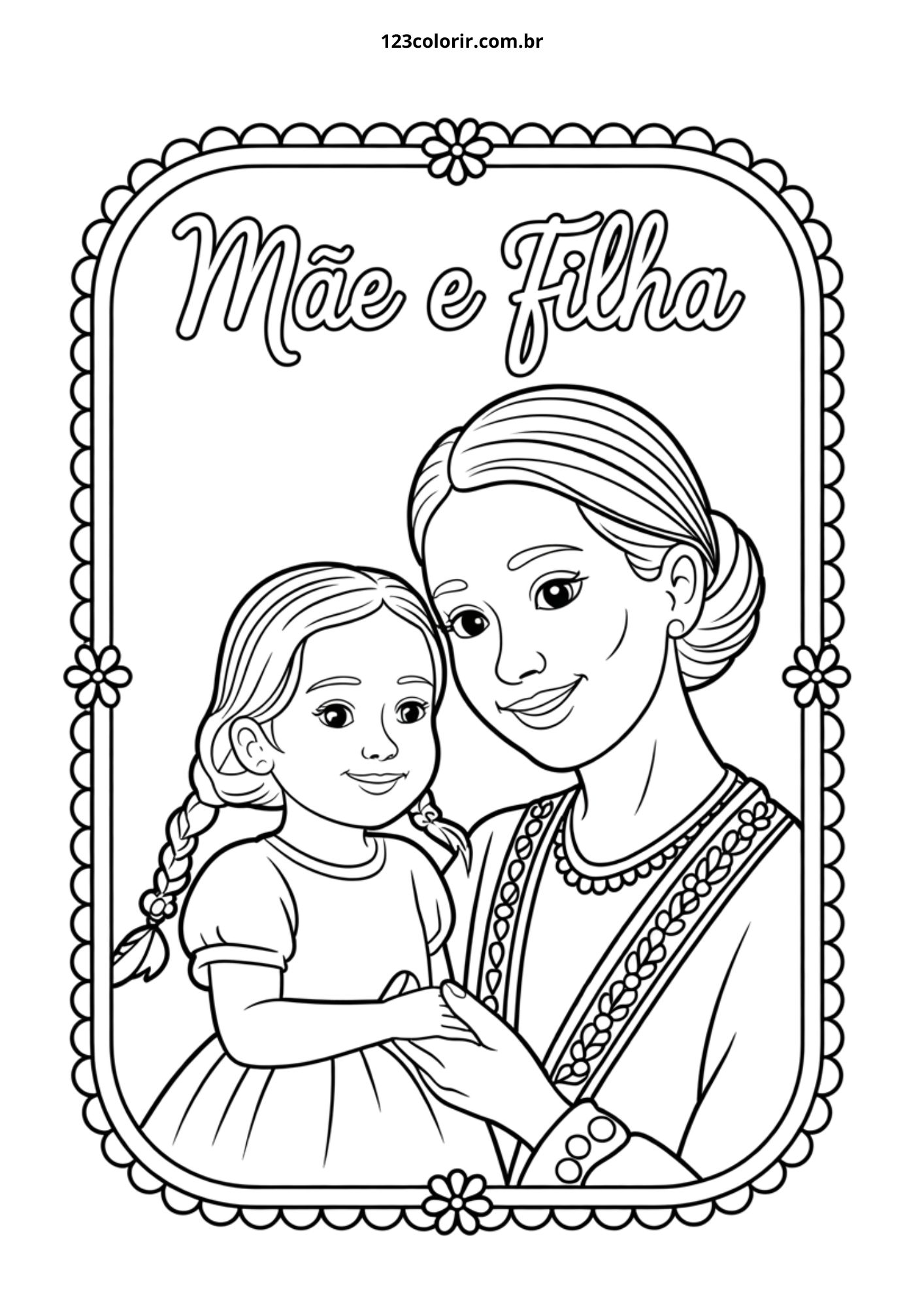 desenhos dia das mães para crianças