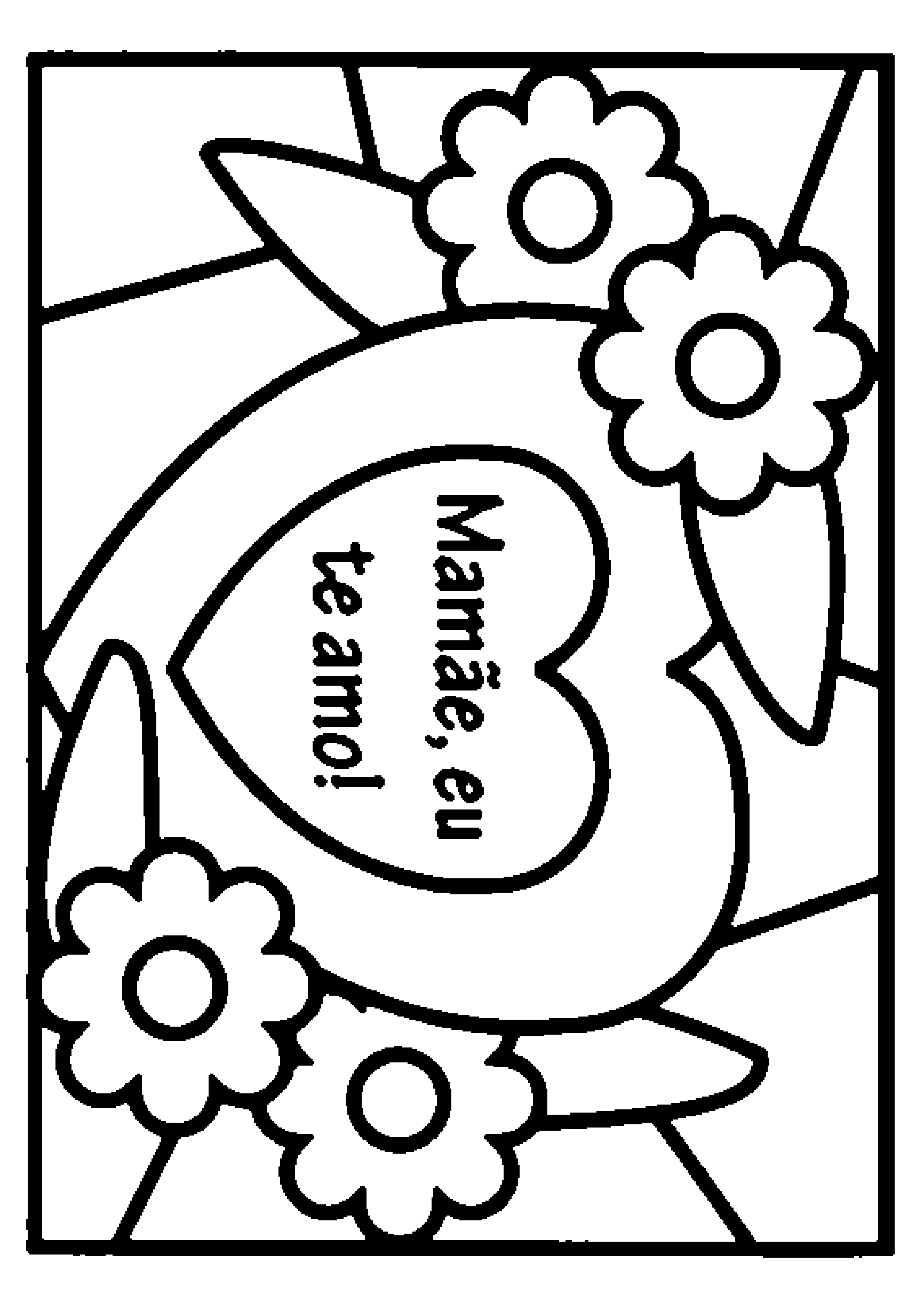 desenhos dia das mães com frases