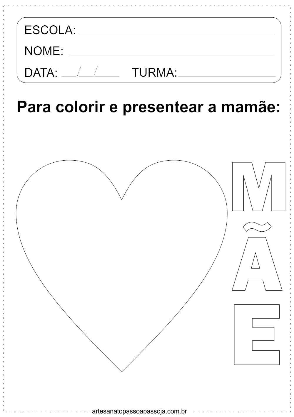 desenhos para colorir dia das mães para imprimir grátis