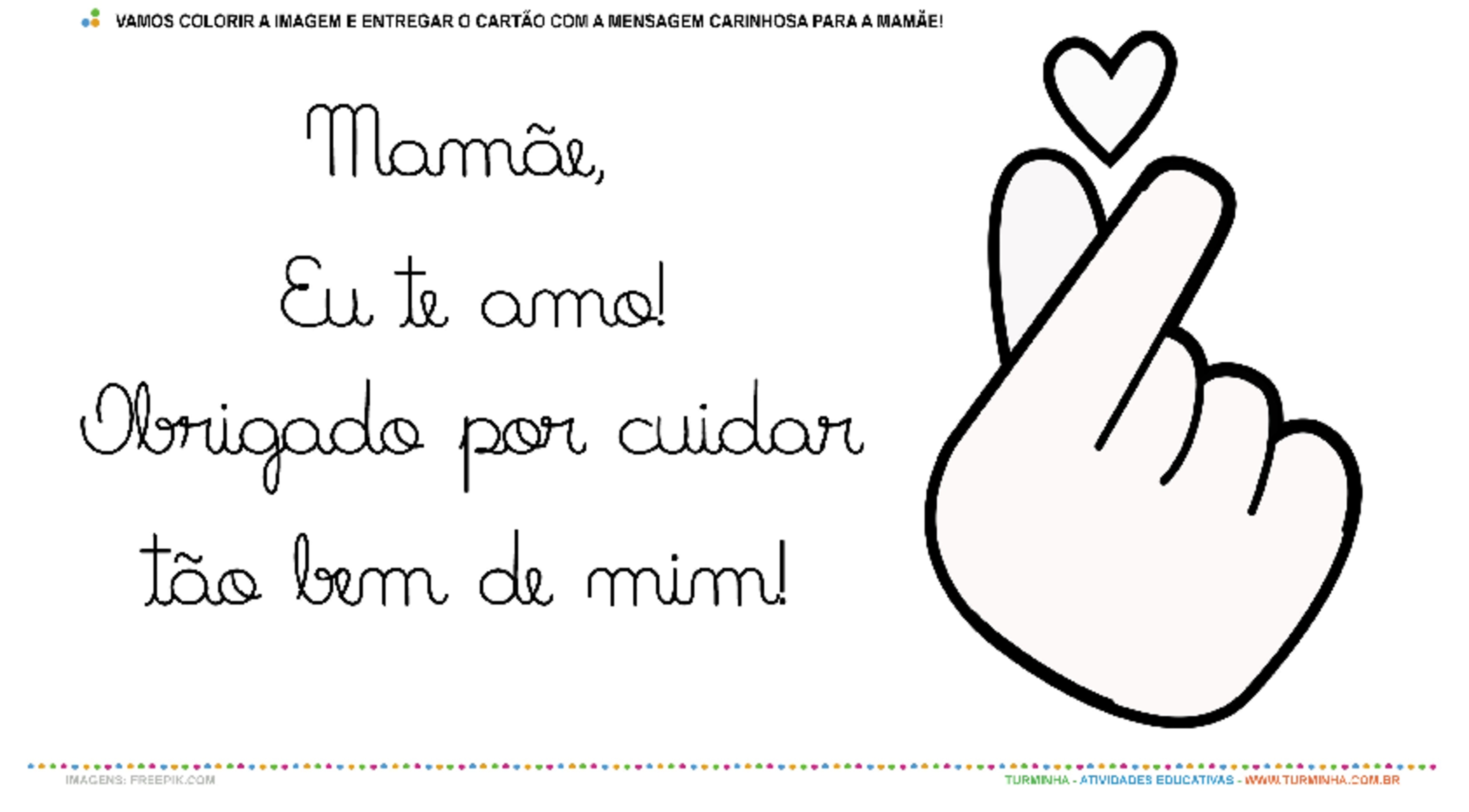 desenho de coração para colorir dia das mães